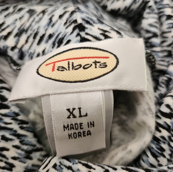 Talbots Long Sleeve Turtleneck in Blues  Size XL - Picture 6 of 6